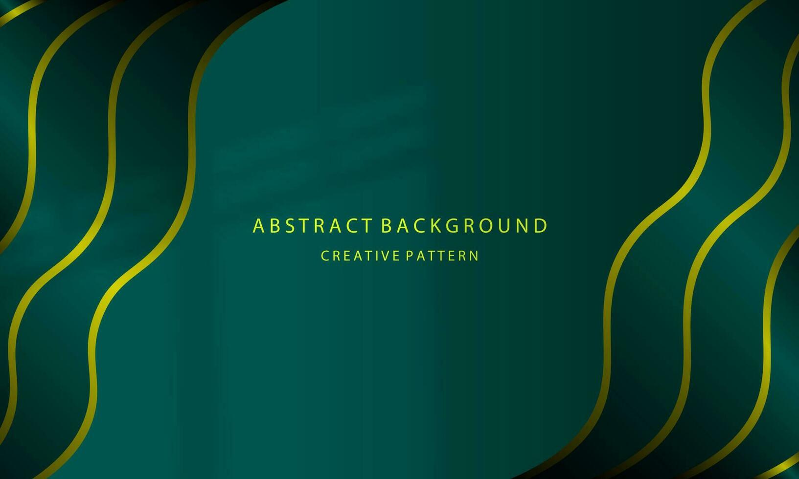 Abstract Background Geometric Gradient Liquid Shape Wave Mock Up 3D Color Green Marine Elegant Simple Attractive For EPS 10 Presentation vector