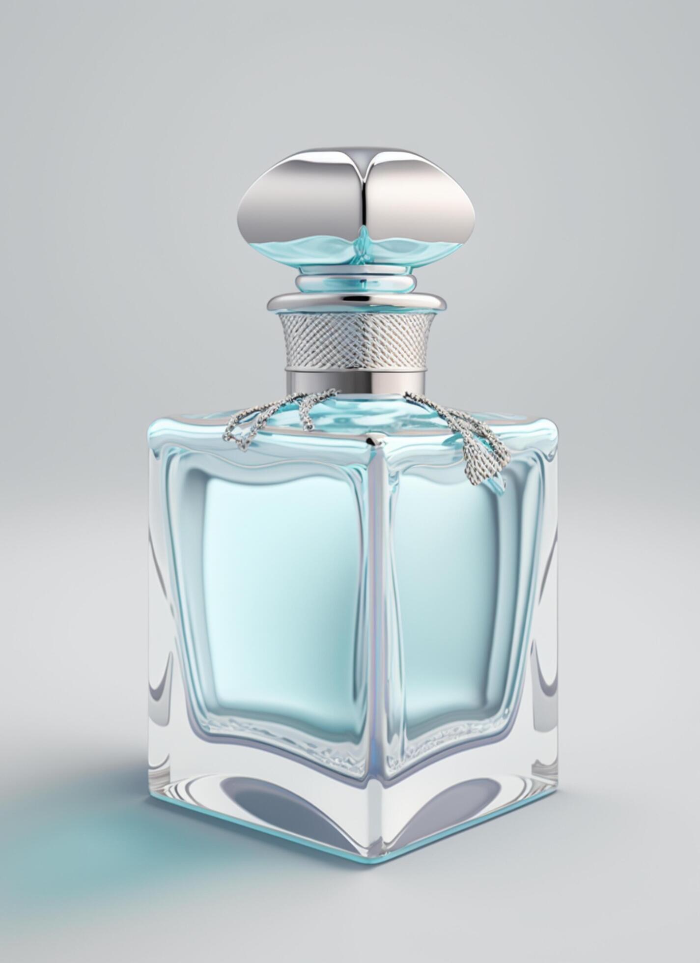 Fragrance bottles made by an AI