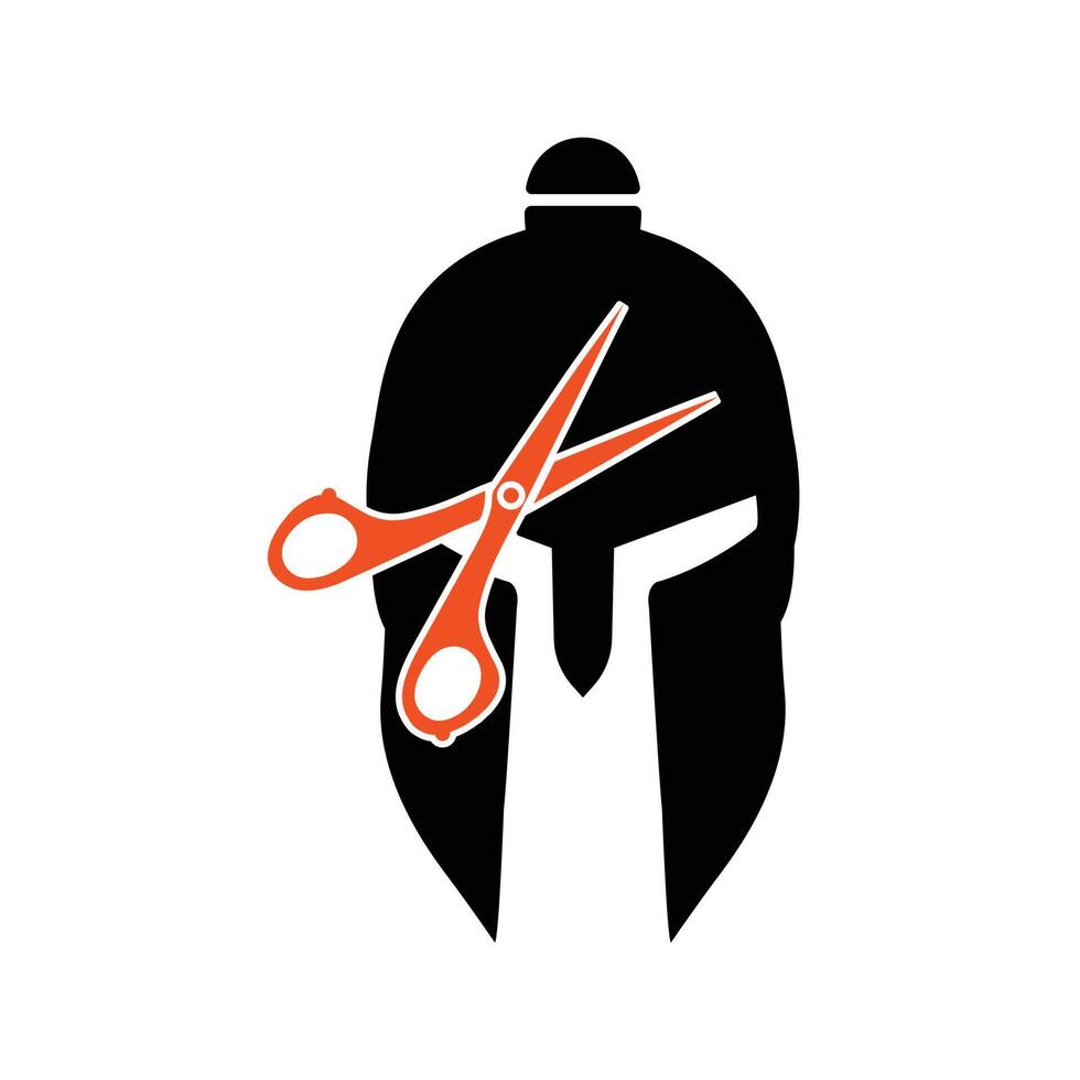 Greek warrior helmet, antiques roman helmet for head protection spartan helmet icon. descent shape and color flat design style. vector illustration