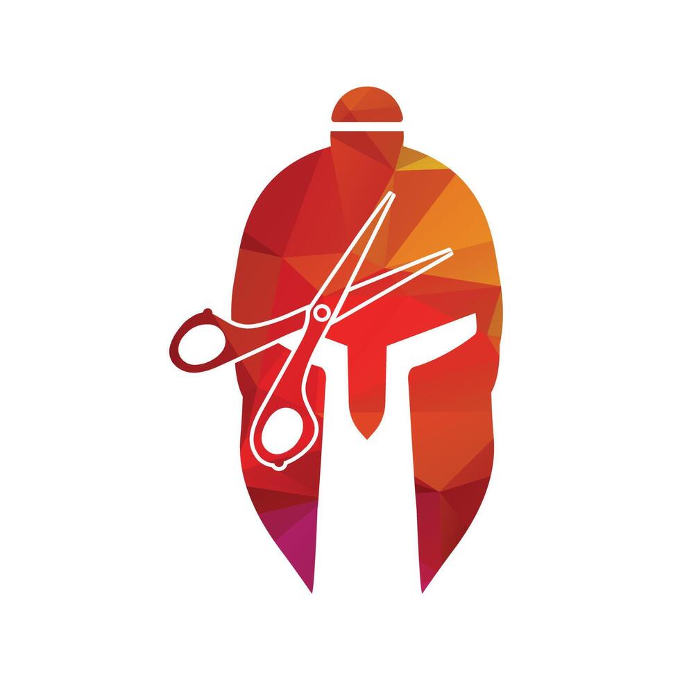 Greek warrior helmet, antiques roman helmet for head protection spartan helmet icon. descent shape and color flat design style. vector illustration