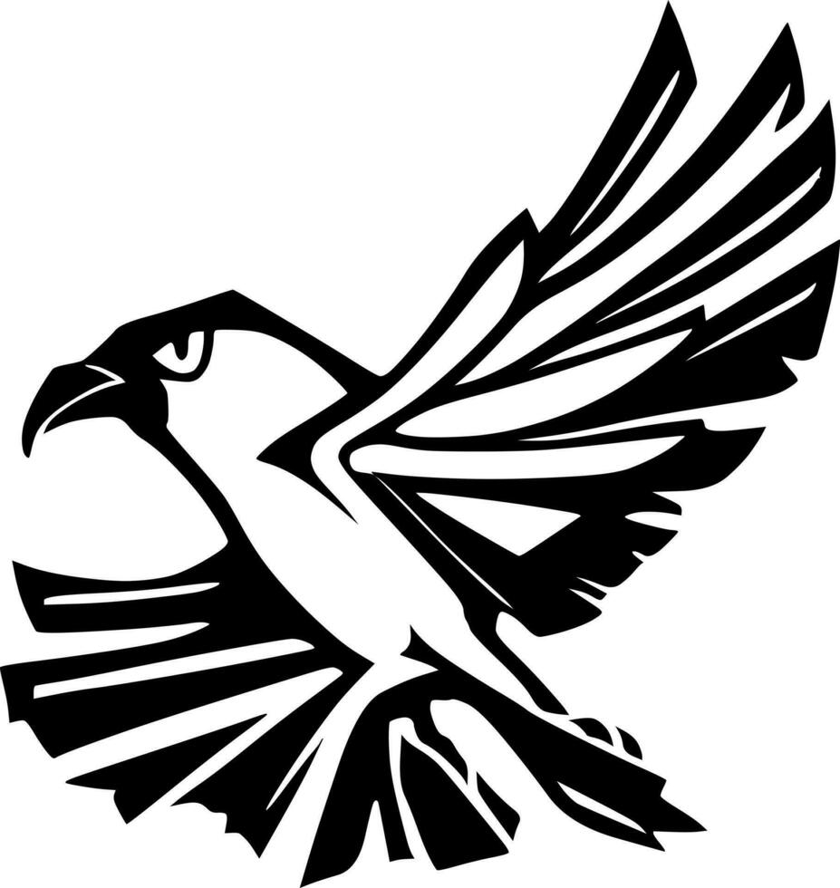 pájaro icono logo vector