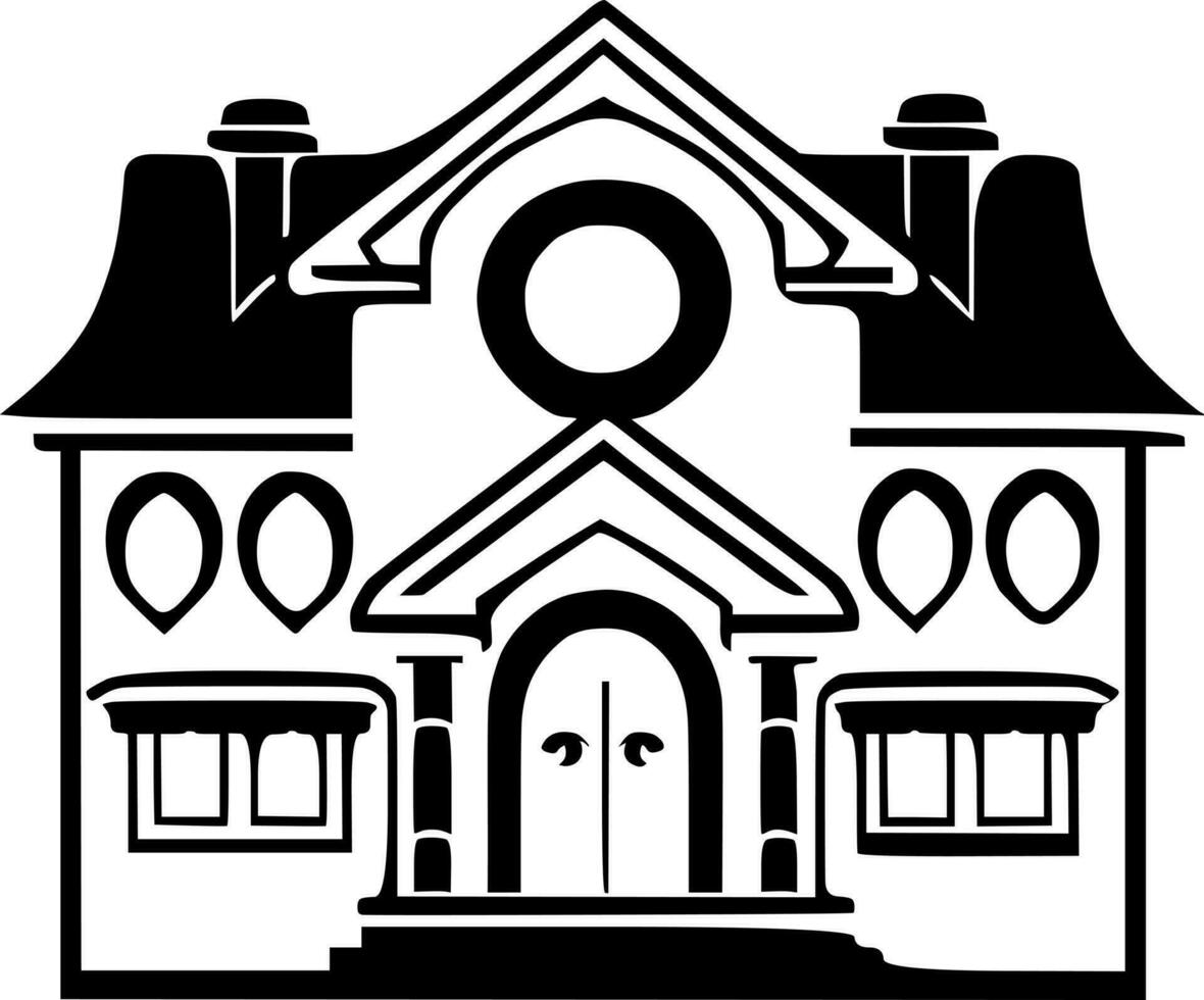 House Icon logo vector