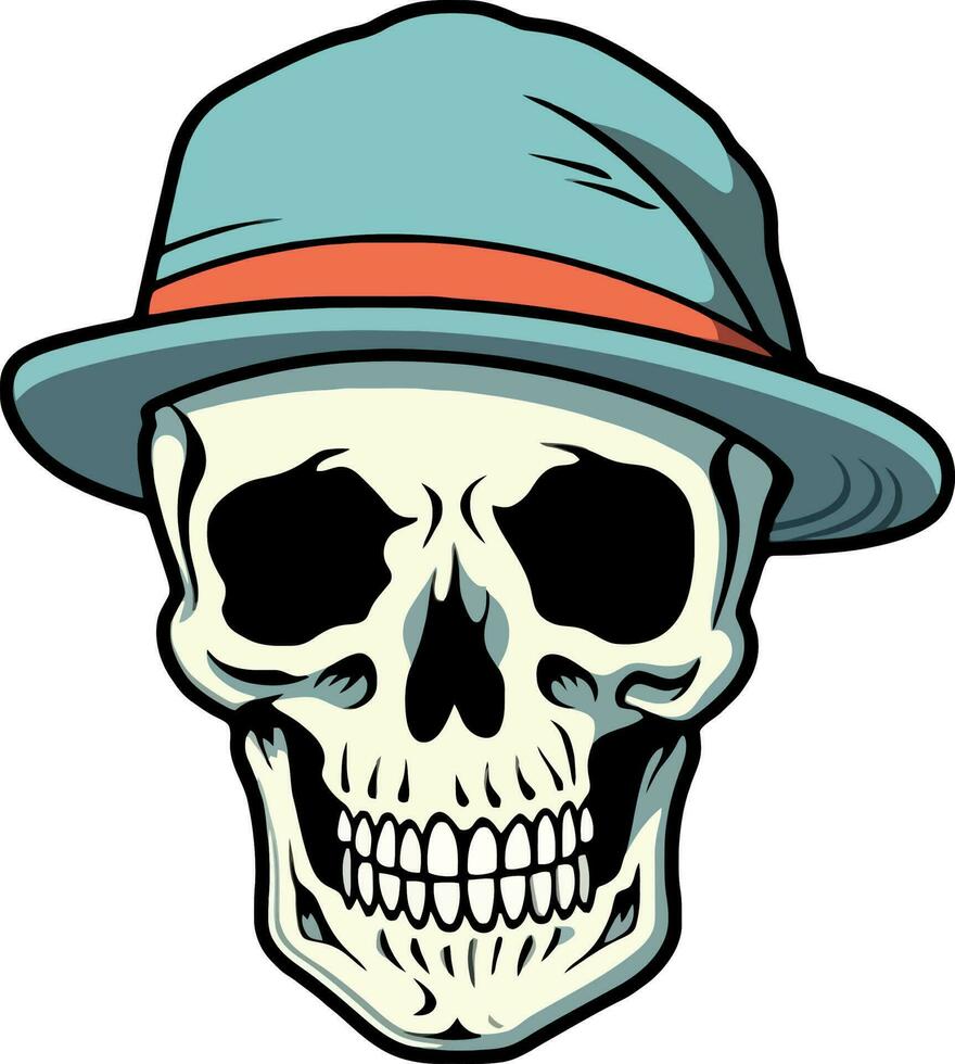 The Skull In The Hat vector