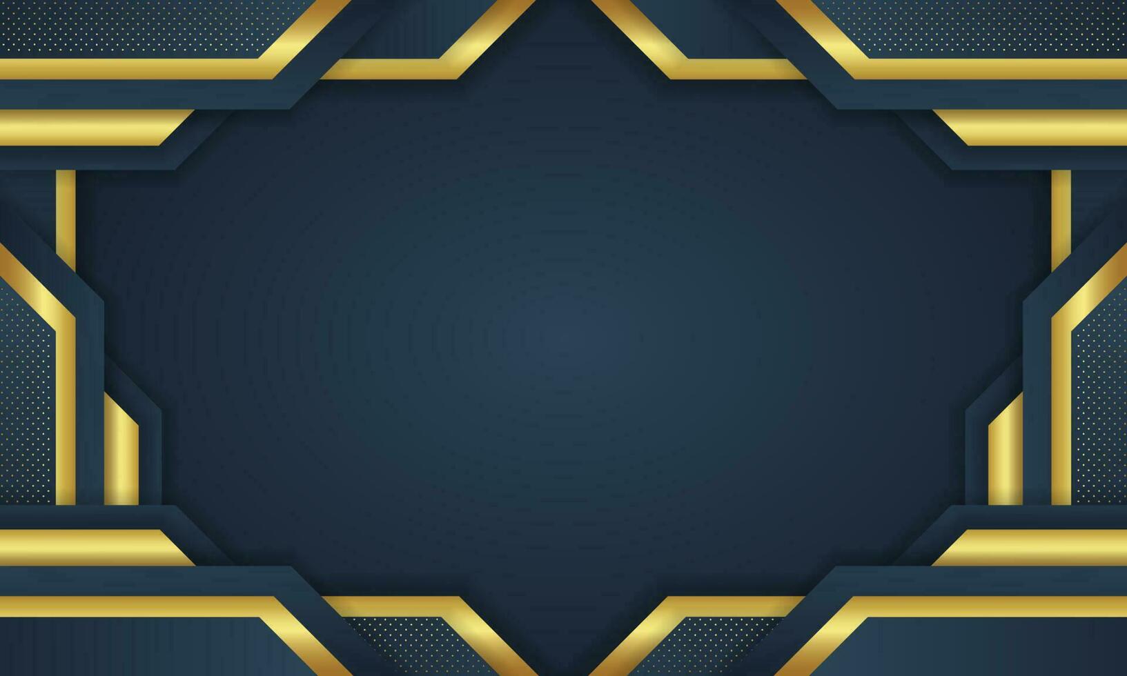 Abstract modern golden shape and luxury background. - Vector. vector