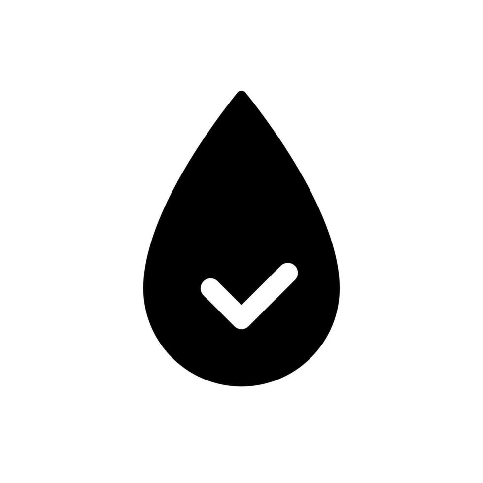 Hydration black glyph ui icon. Water consumption. Stay hydrated. Health care. User interface design. Silhouette symbol on white space. Solid pictogram for web, mobile. Isolated vector illustration