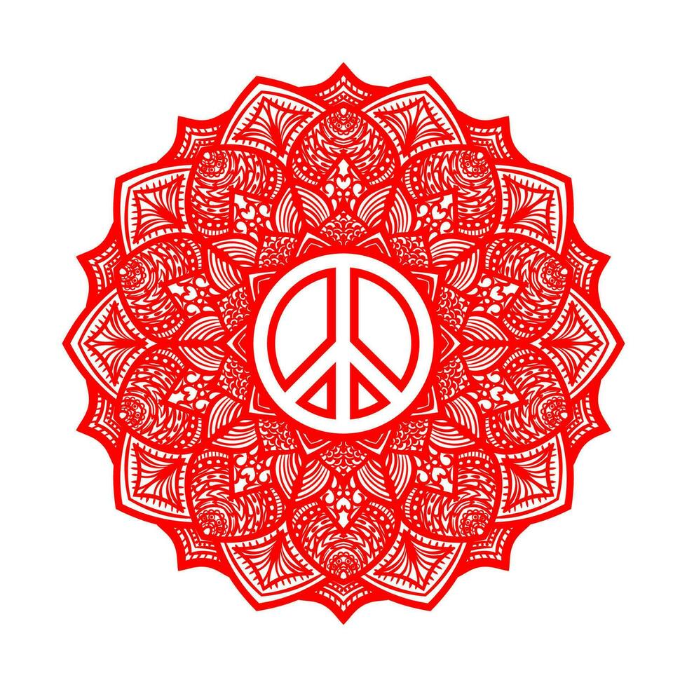 Mandala vector illustration element. Floral ornament background. Vector eps 10.