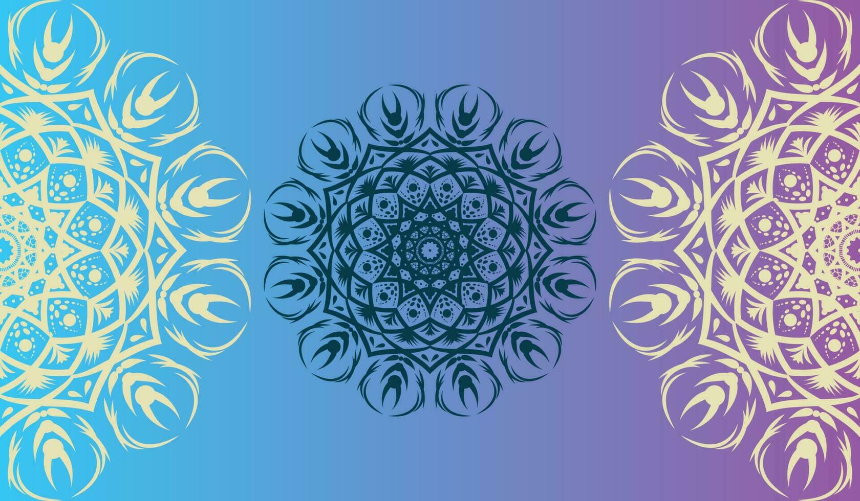 Mandala vector illustration element. Floral ornament background.