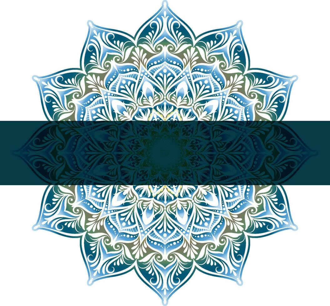 Mandala vector illustration element. Floral ornament background. Vector eps 10.