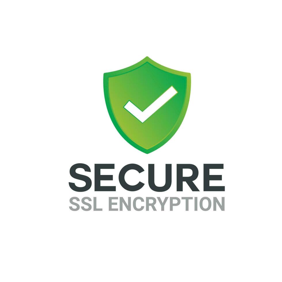 Secure Ssl Encryption Logo, Secure Connection Icon Vector Illustration, Ssl Certificate Icon, Secure SSL Encryption Vector Illustration. Logo design