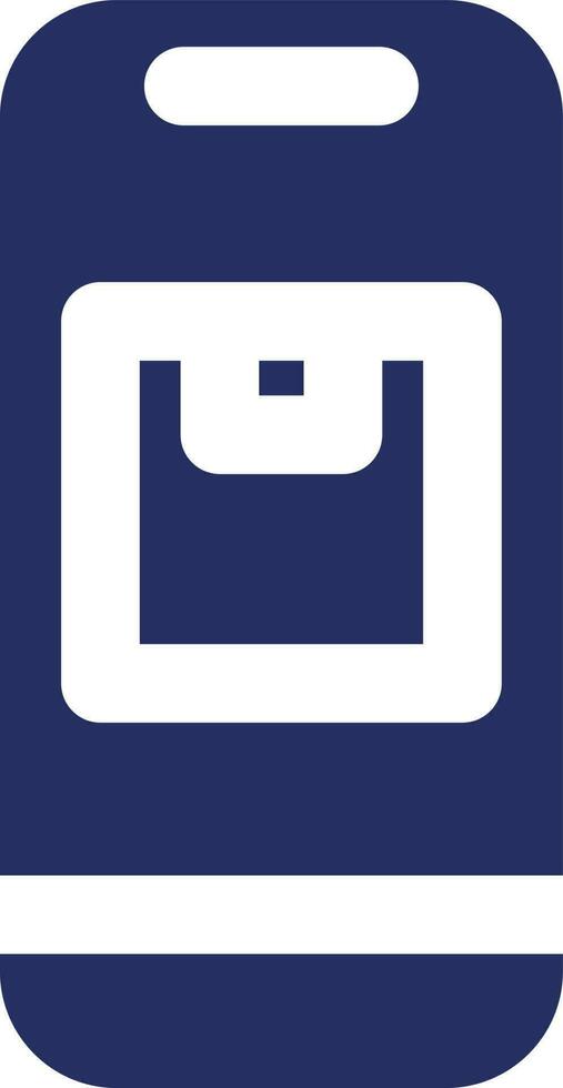 Parcel tracking app black glyph ui icon. Smartphone application. User interface design. Silhouette symbol on white space. Solid pictogram for web, mobile. Isolated vector illustration