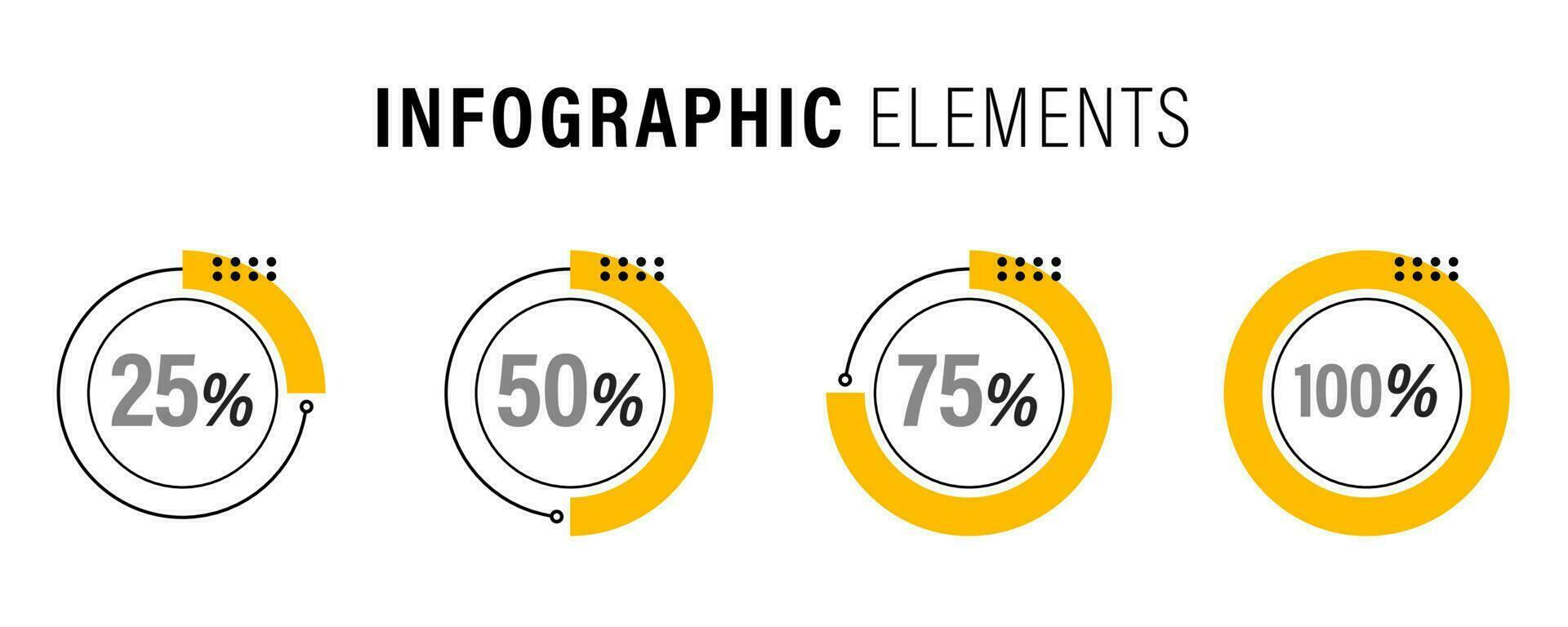 moderno negocio infografía pasos modelo antecedentes diseño vector