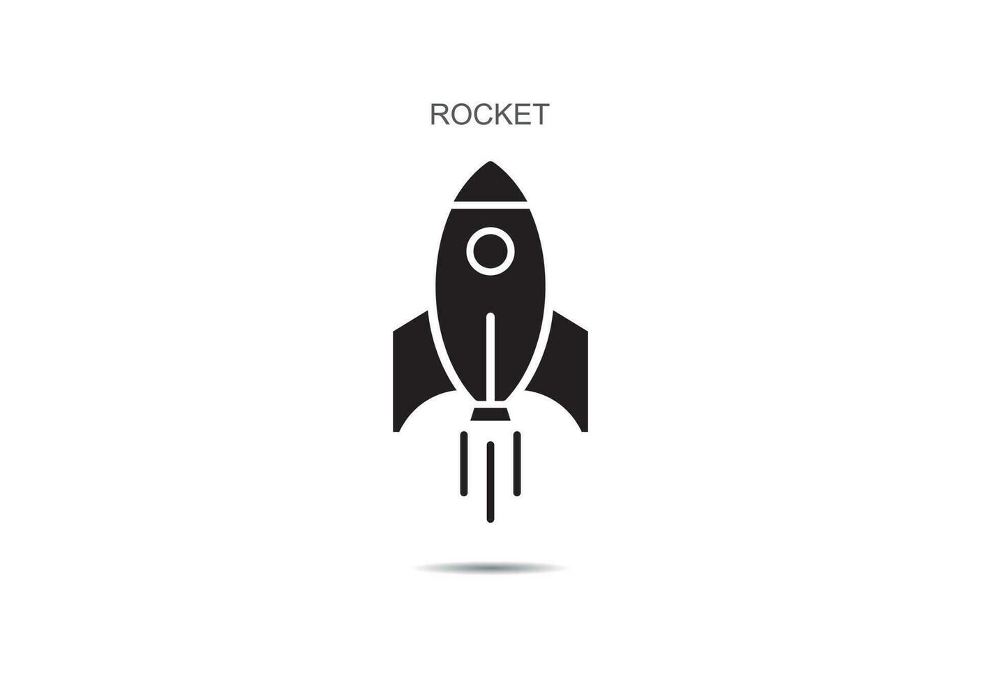 Rocket icons vector illustration on background