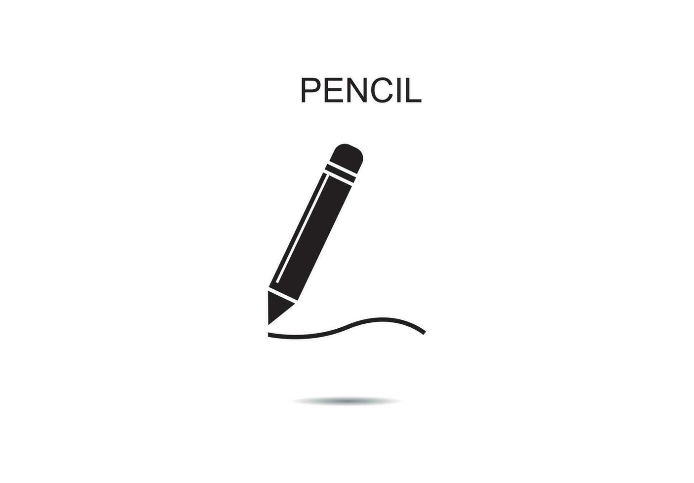 Pencil icons vector illustration on background