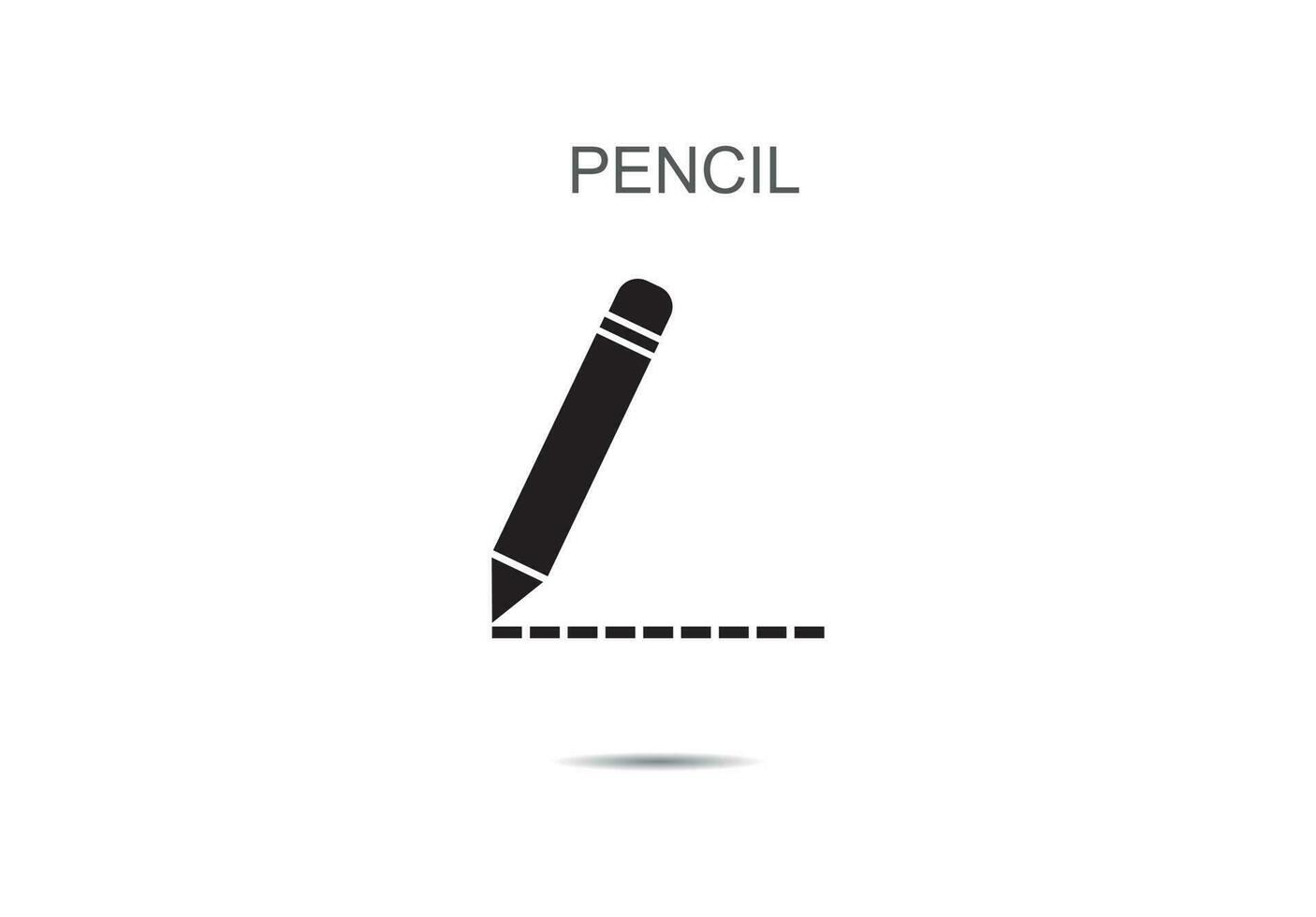 Pencil icons vector illustration on background