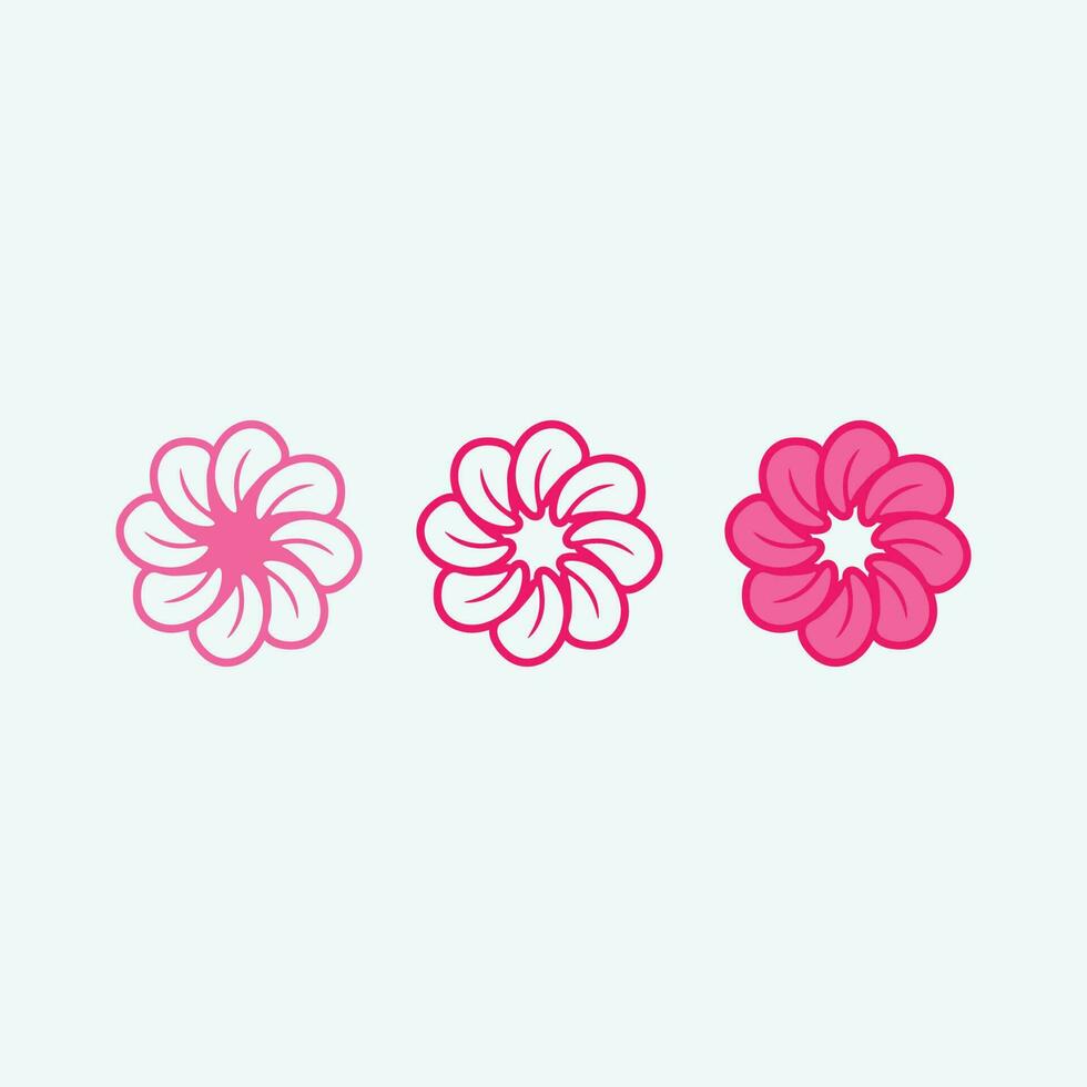flowers design vector for spa, boutique, beauty salon, cosmetician, shop, yoga class, hotel and resort