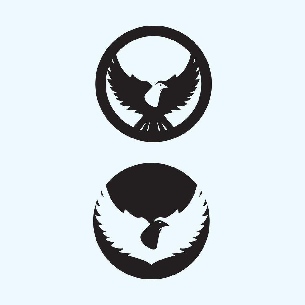 Bird wing Dove icon Template vector illustration