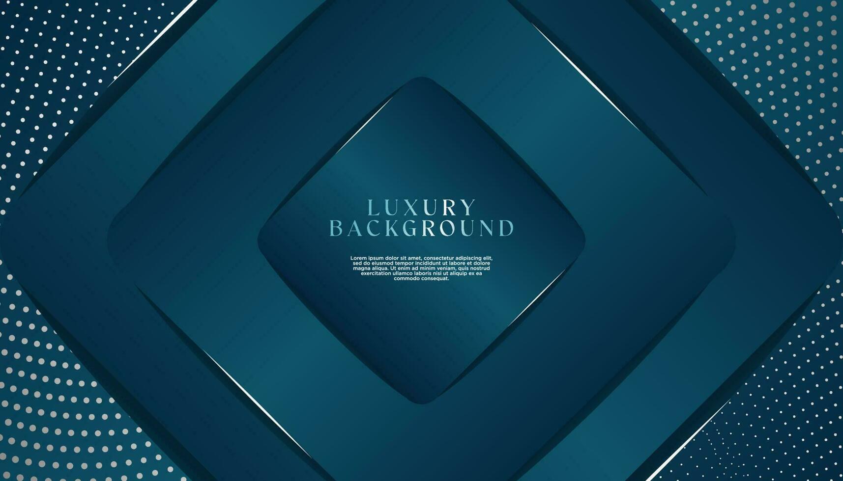 Dark blue curve shape abstract template. Premium luxury background with curve shapes and golden lighting lines on white background. Luxurious and elegant design. Perfect for posters, covers vector