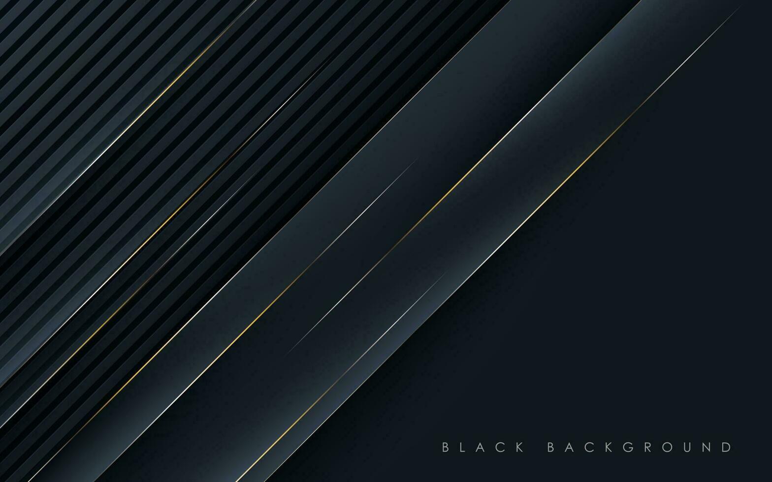 abstract black diagonal stripe with golden line shadow and light papercut texture background. eps10 vector