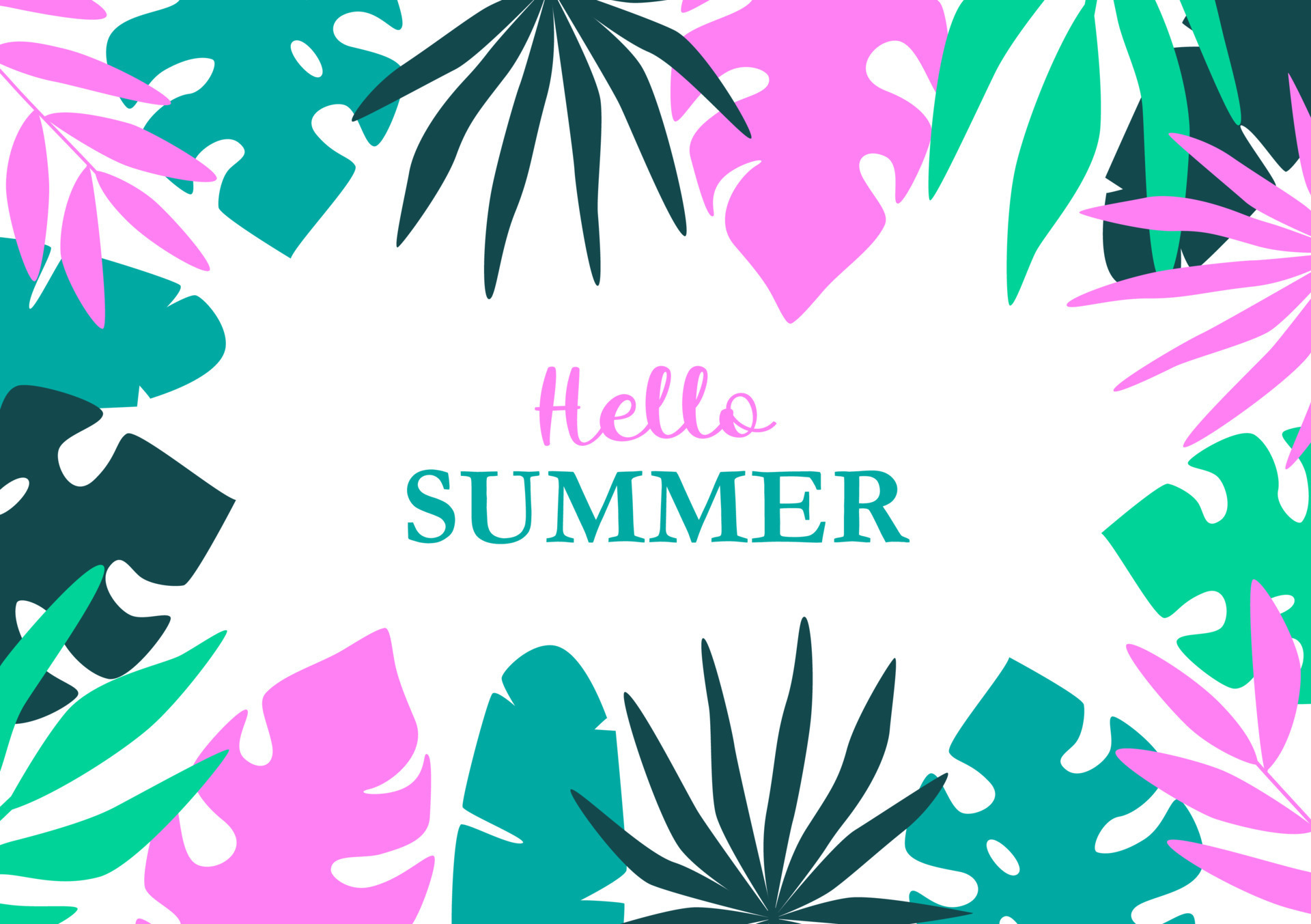 Summer tropical abstract background with place for text. Tropical ...