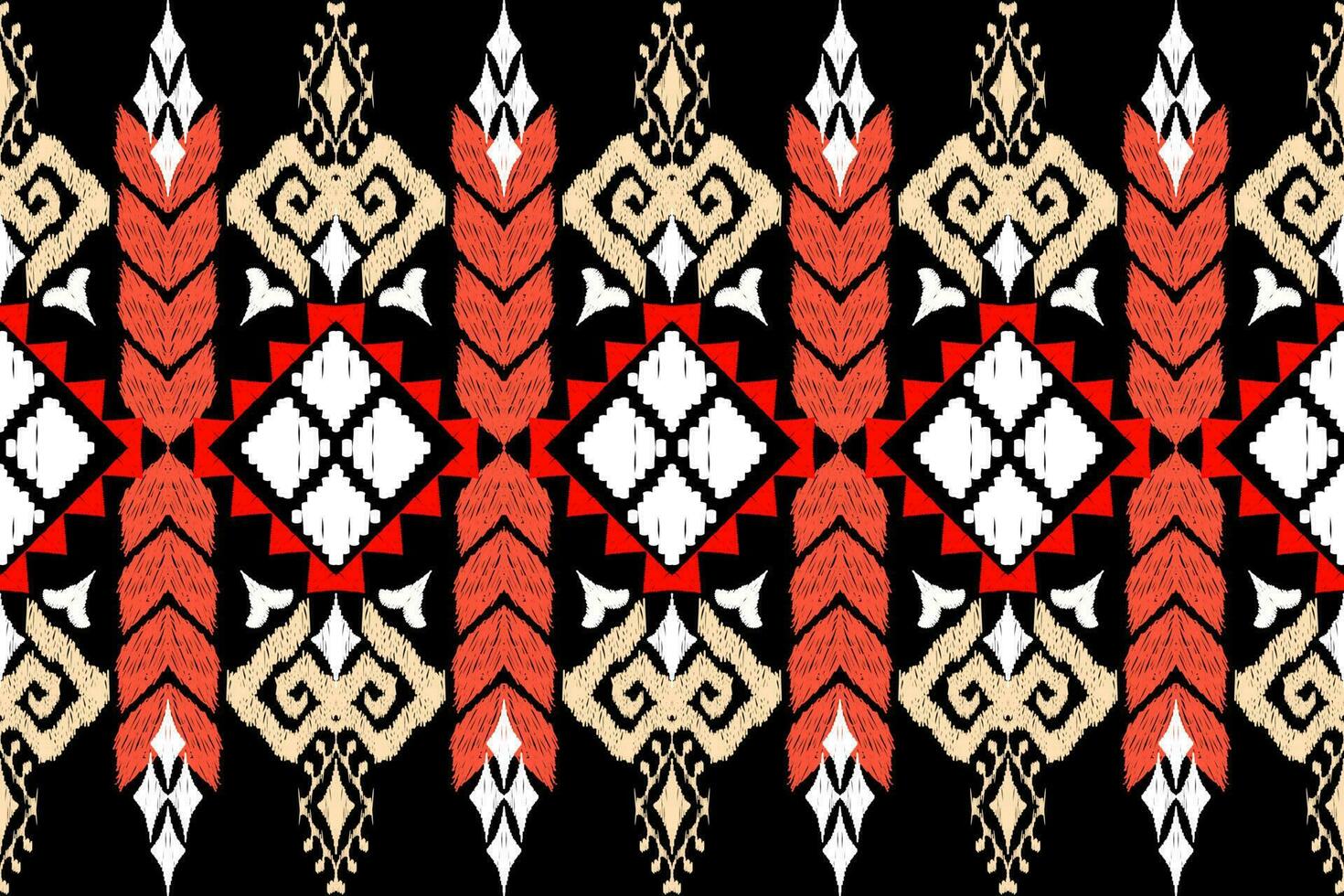 étnico figura azteca bordado estilo. geométrico ikat oriental tradicional Arte patrón de diseño para étnico fondo,fondo de pantalla,moda,ropa,envoltura,tela,elemento,pareo,gráfico,vector ilustración vector