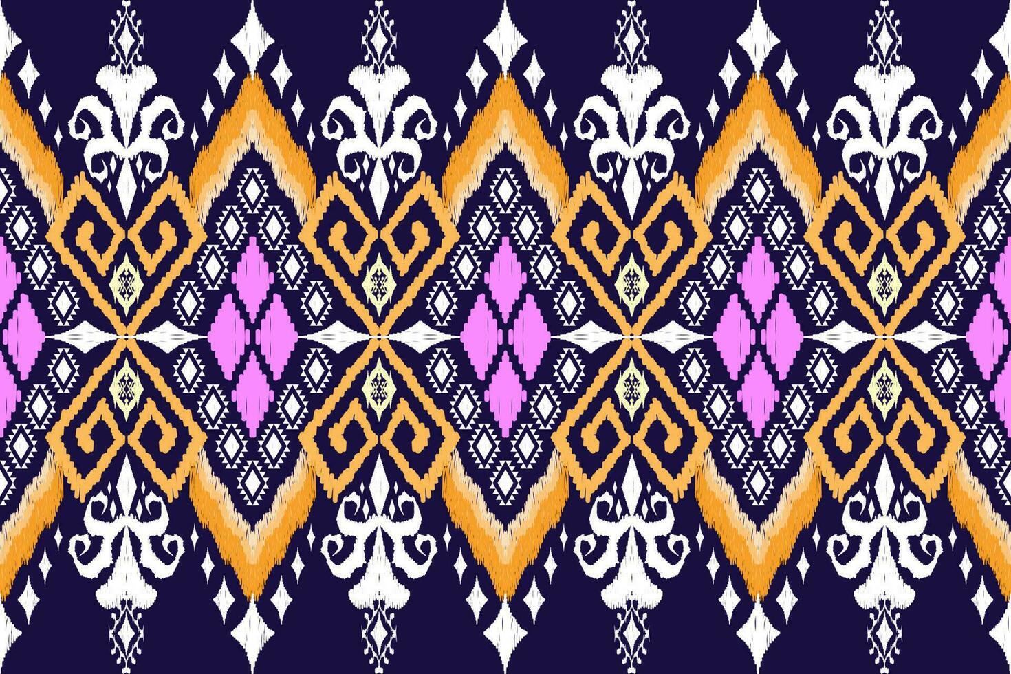 Ethnic Figure aztec embroidery style. Geometric ikat oriental traditional art pattern.Design for ethnic background,wallpaper,fashion,clothing,wrapping,fabric,element,sarong,graphic,vector illustration vector