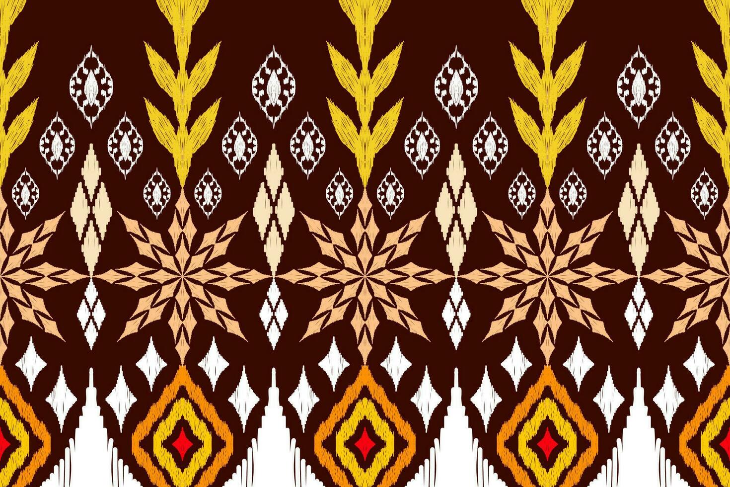 étnico figura azteca bordado estilo. geométrico ikat oriental tradicional Arte patrón de diseño para étnico fondo,fondo de pantalla,moda,ropa,envoltura,tela,elemento,pareo,gráfico,vector ilustración vector