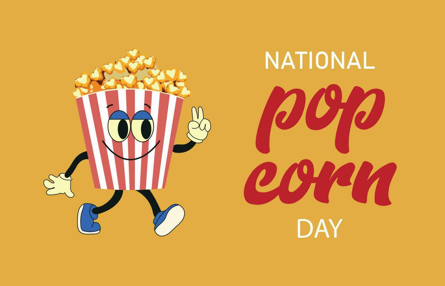 National Popcorn Day background. Vector illustration design.