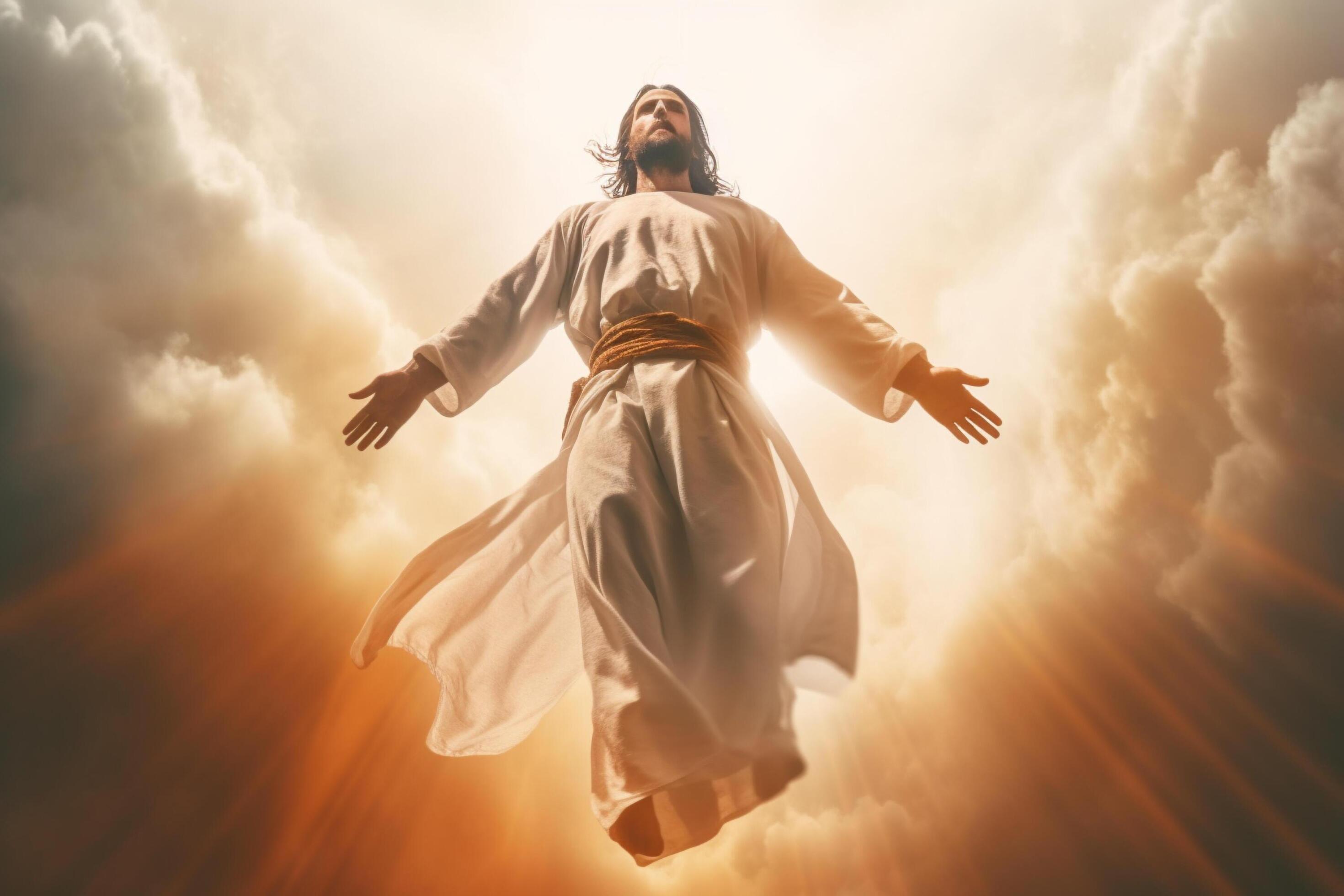 Ascension day of jesus christ or resurrection day of son of god. Good ...