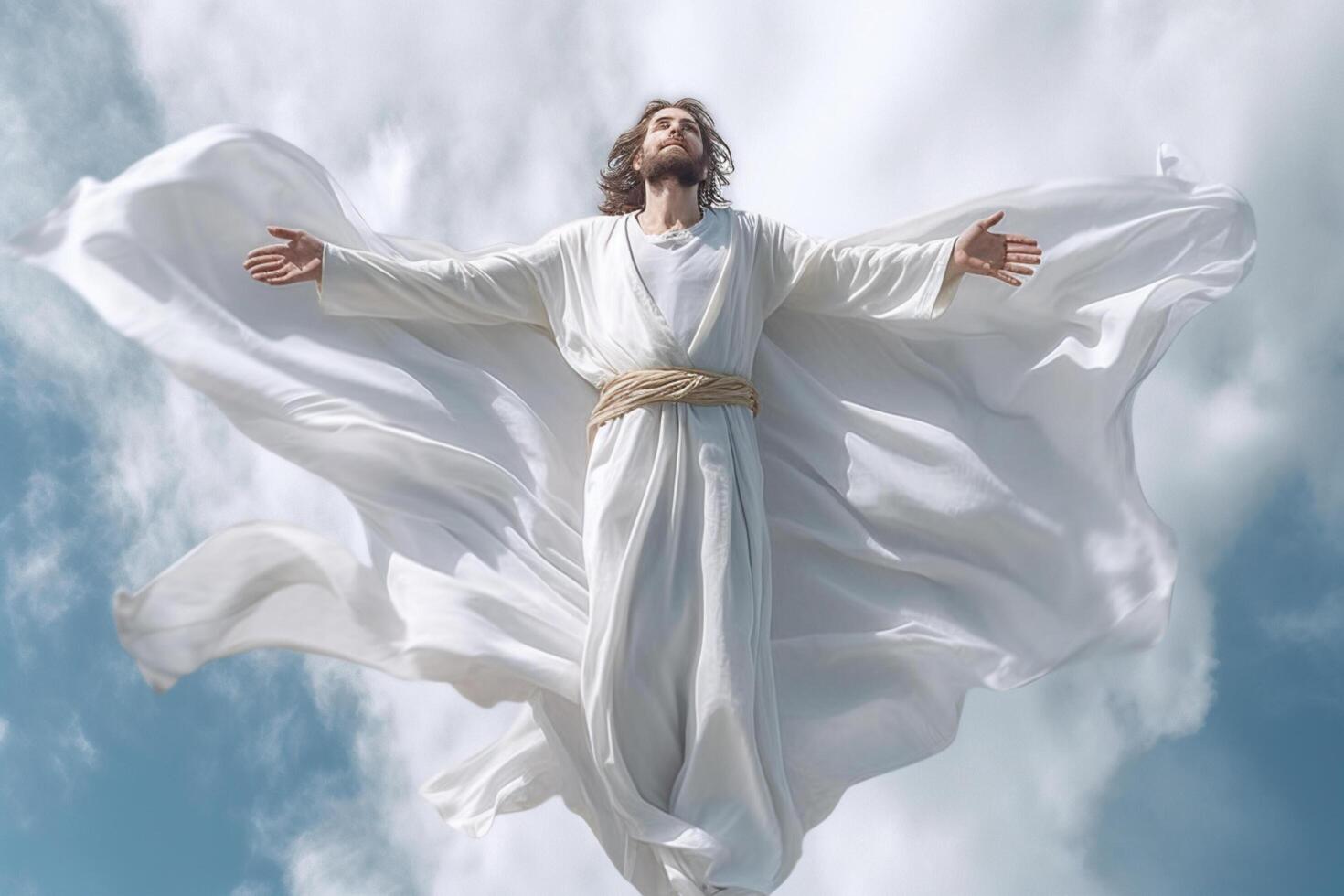 Ascension day of jesus christ or resurrection day of son of god. Good friday. Ascension day concept by photo