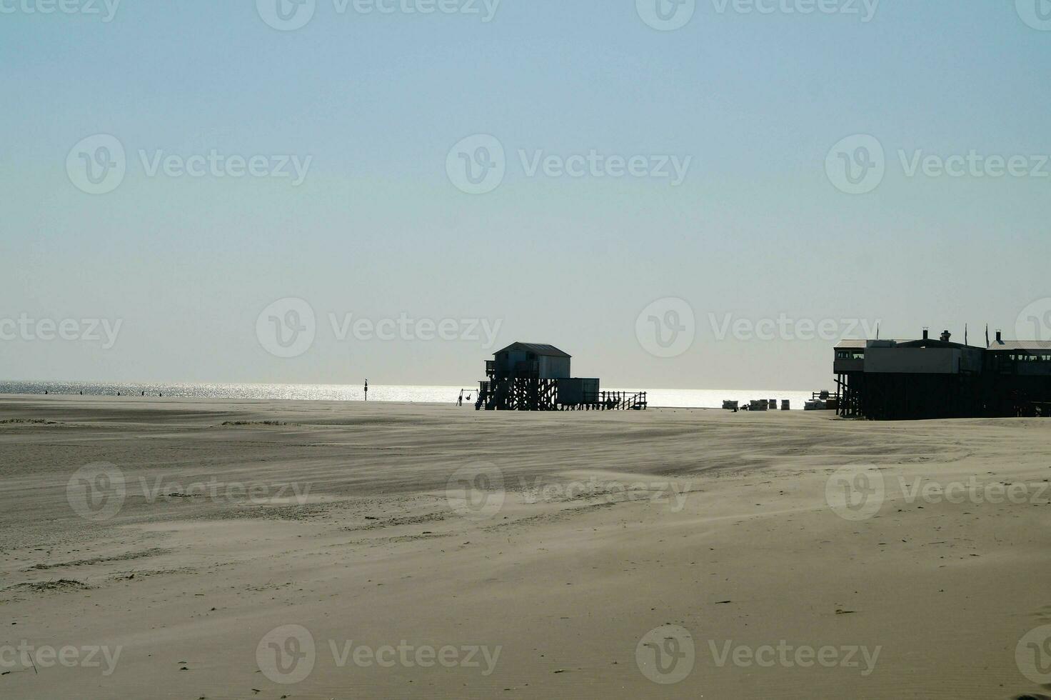 SPO Sankt Peter Ording a health resort on the German North Sea coast photo