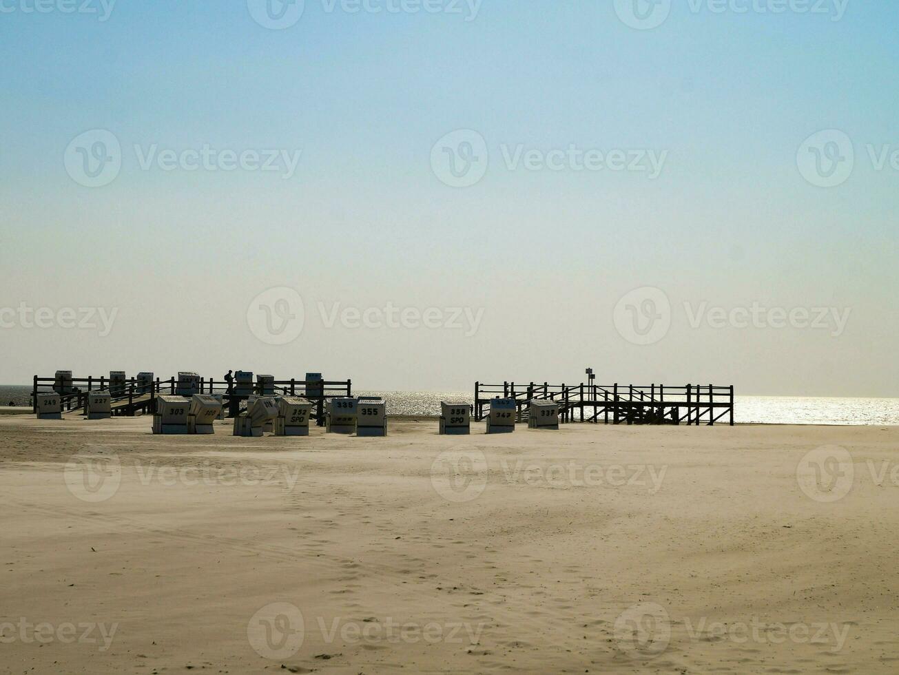 SPO Sankt Peter Ording a health resort on the German North Sea coast photo