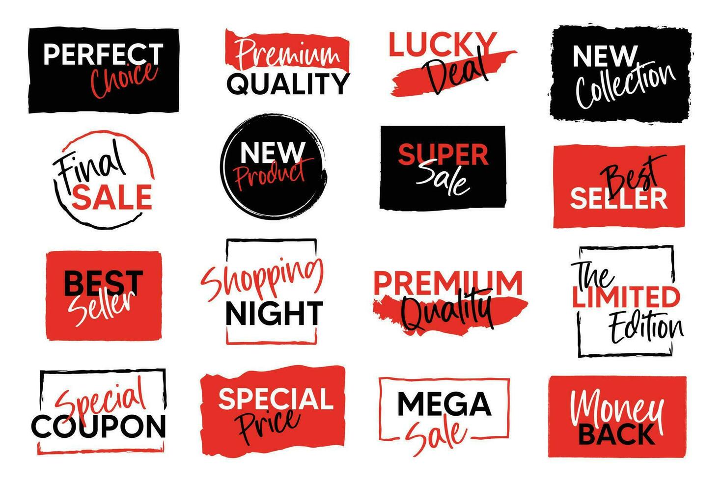 5 Best Price tags sticker. Price labels with various shapes