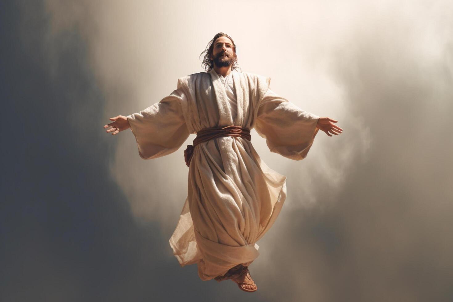 Ascension day of jesus christ or resurrection day of son of god. Good friday. Ascension day concept by photo