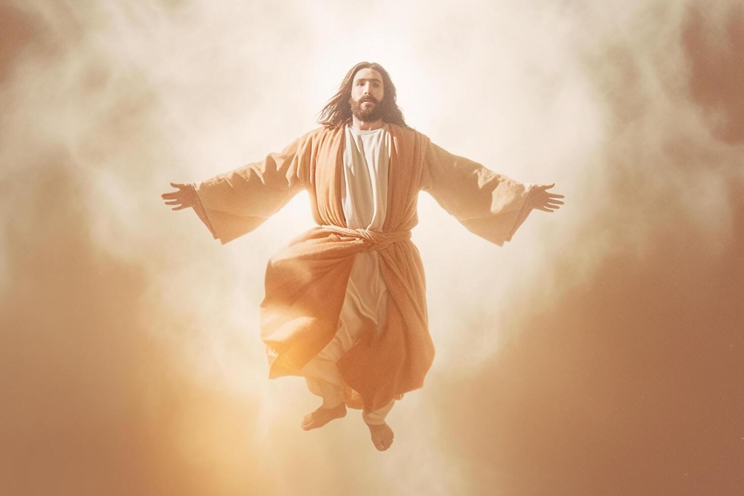 Ascension day of jesus christ or resurrection day of son of god. Good friday. Ascension day concept by photo