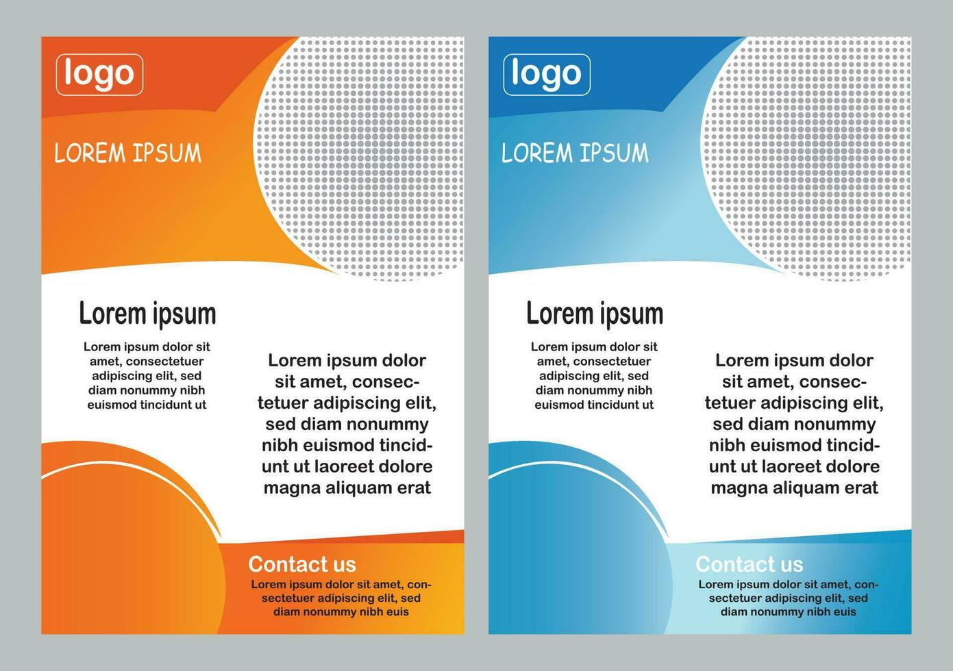 Brochure design, cover modern layout, annual report, poster, flyer vector