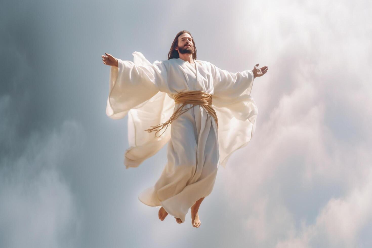 Ascension day of jesus christ or resurrection day of son of god. Good friday. Ascension day concept by photo