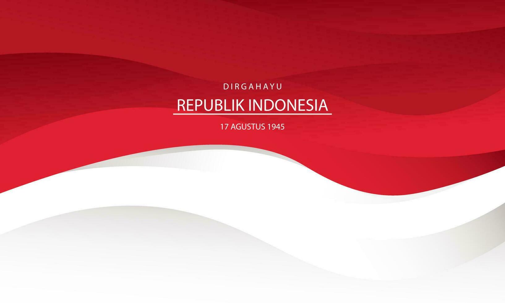 Indonesia flag design. Happy Indonesia independence day background vector