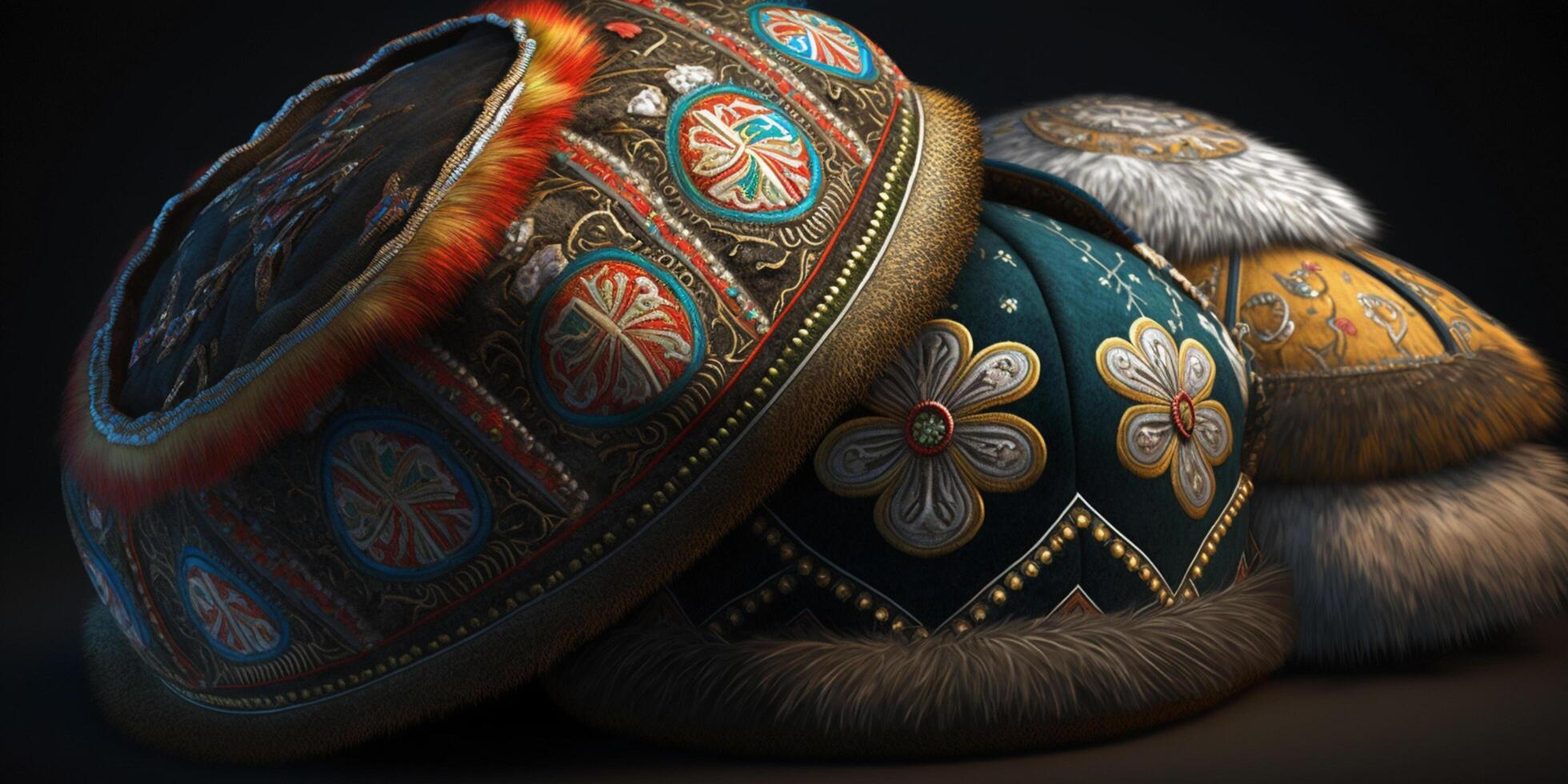 Traditional Russian Shapka Ushanka Hat from the 19th Century photo