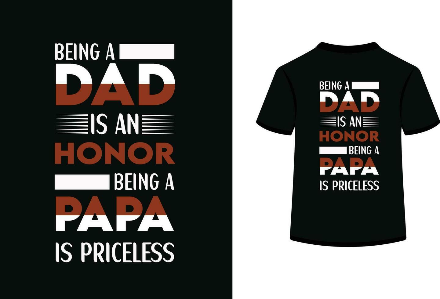 Dad you are my hero thanks for everything, father's day t-shirt design vector