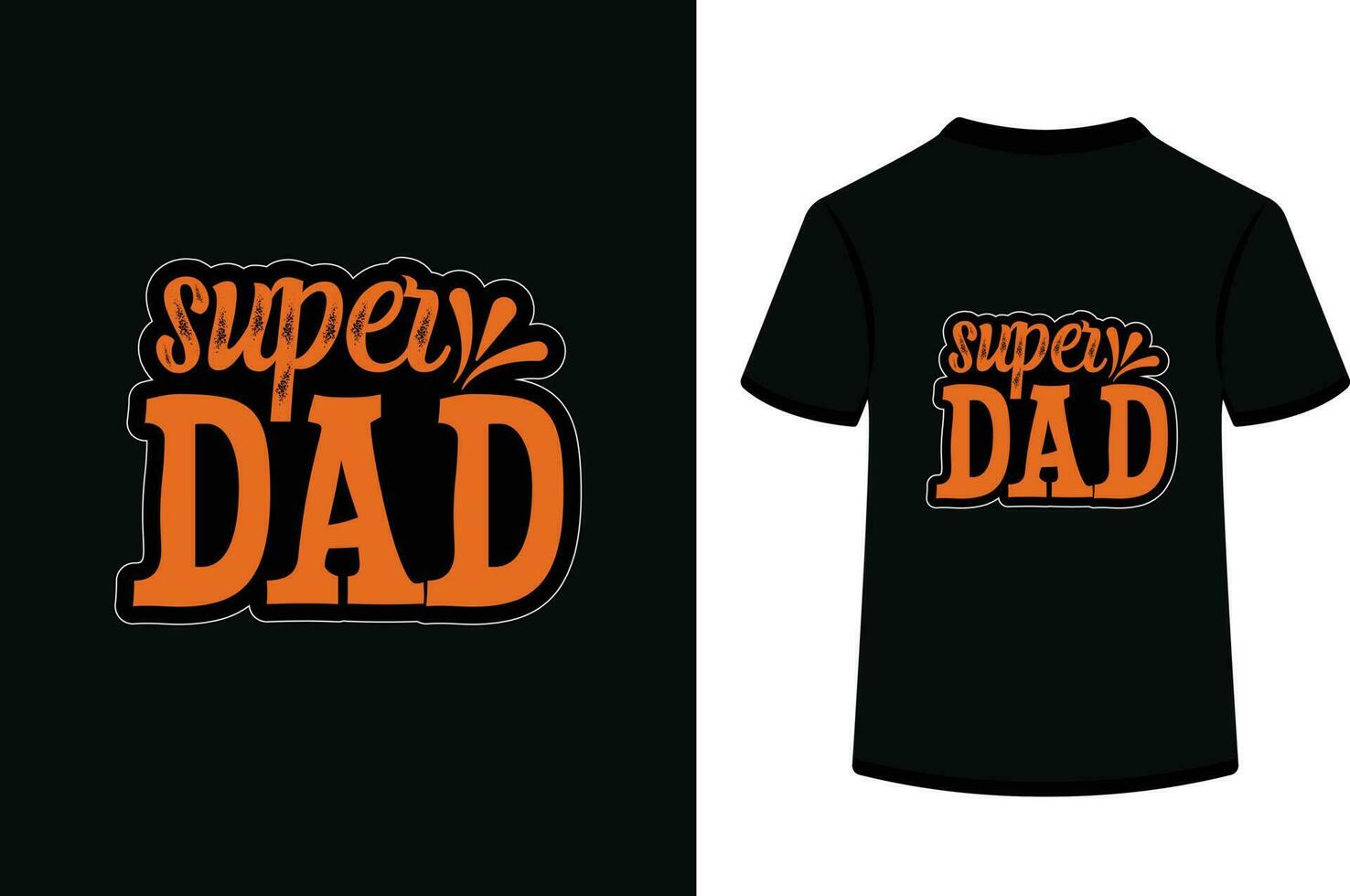 Dad you are my hero thanks for everything, father's day t-shirt design vector