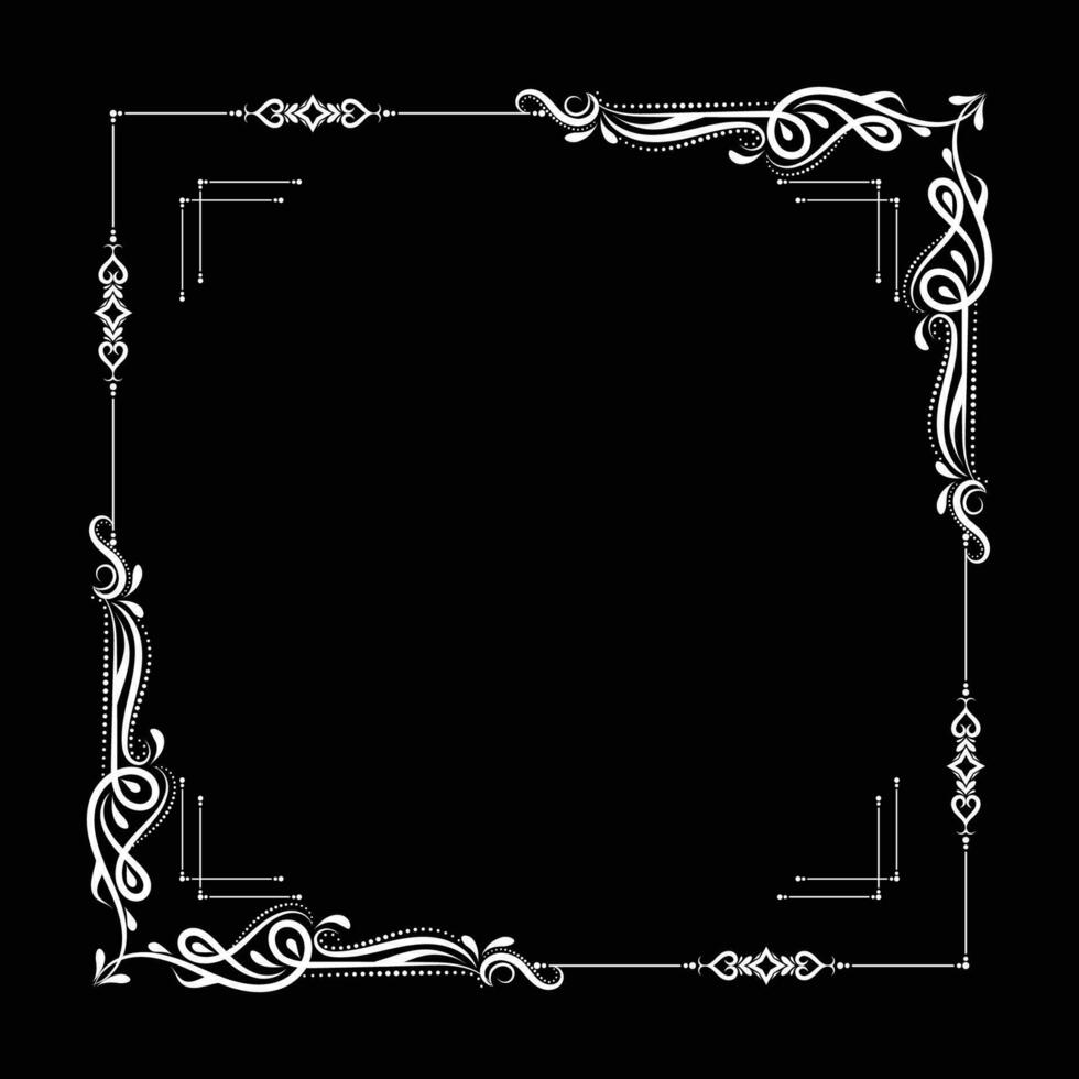beautiful floral frame vector