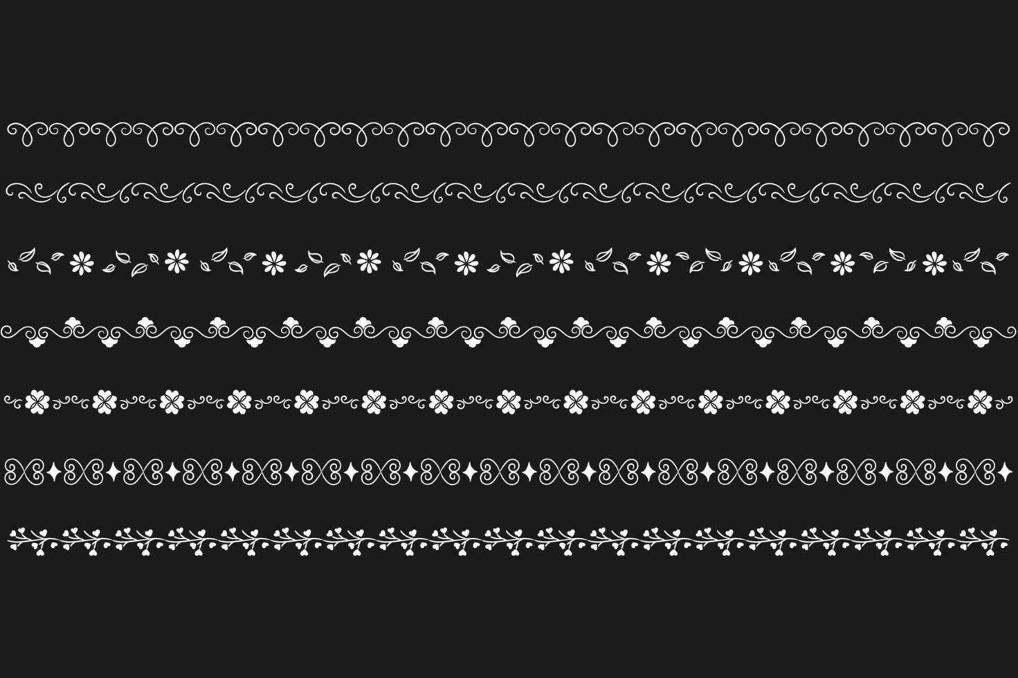 ornament border in vector