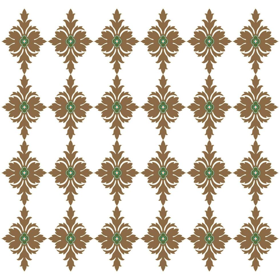 abstract background with classic floral ornament vector