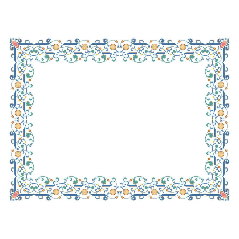 classic ornate frame for invitations, banners, and flyers vector