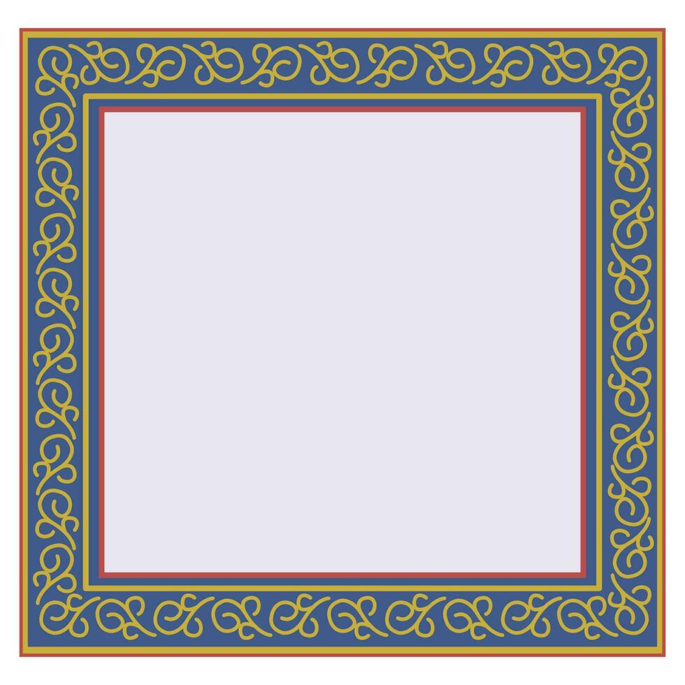 colorful frame with classic ornament suitable for invitation card, banner, greeting card, flyer. vector