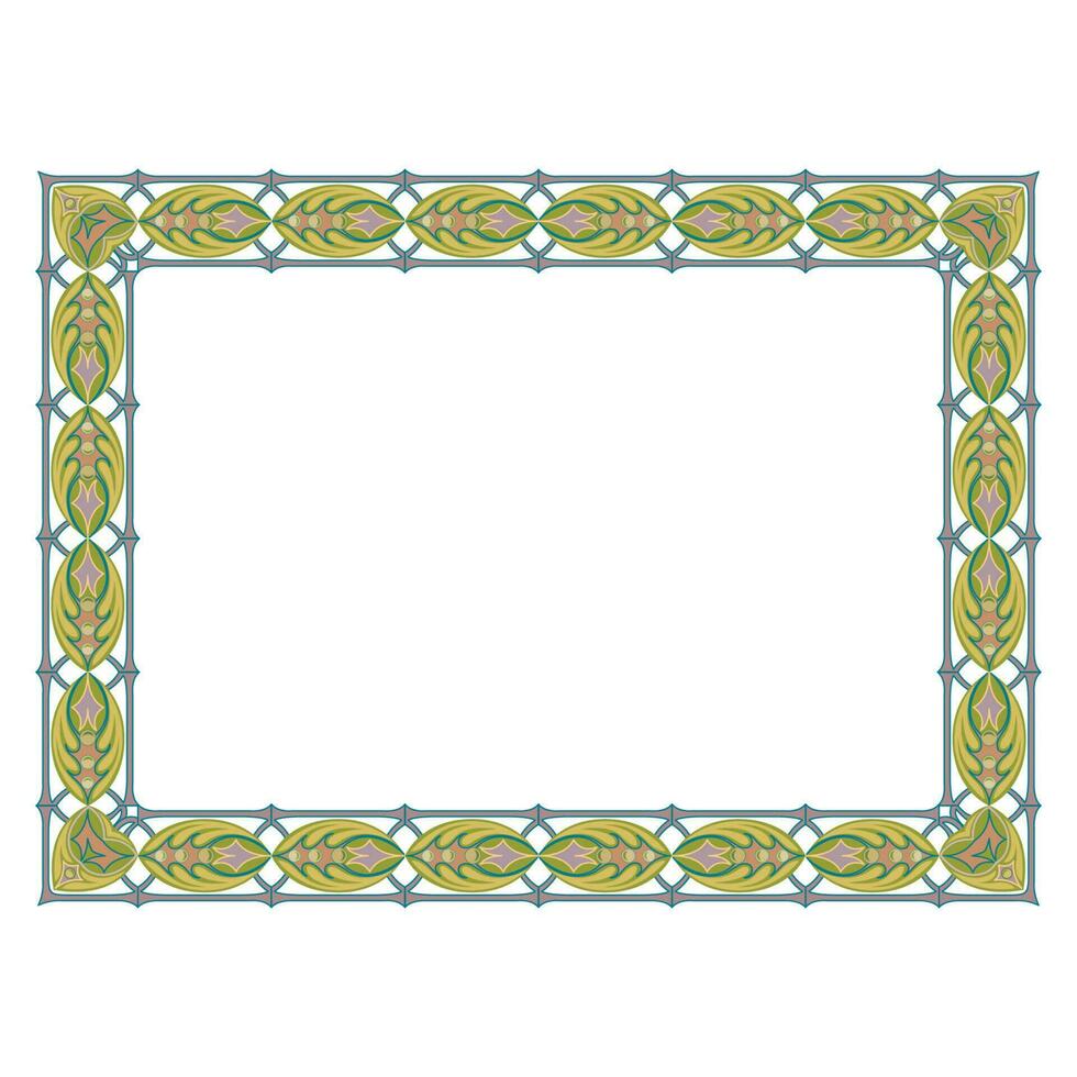 classic ornate frame for invitations, banners, and flyers vector