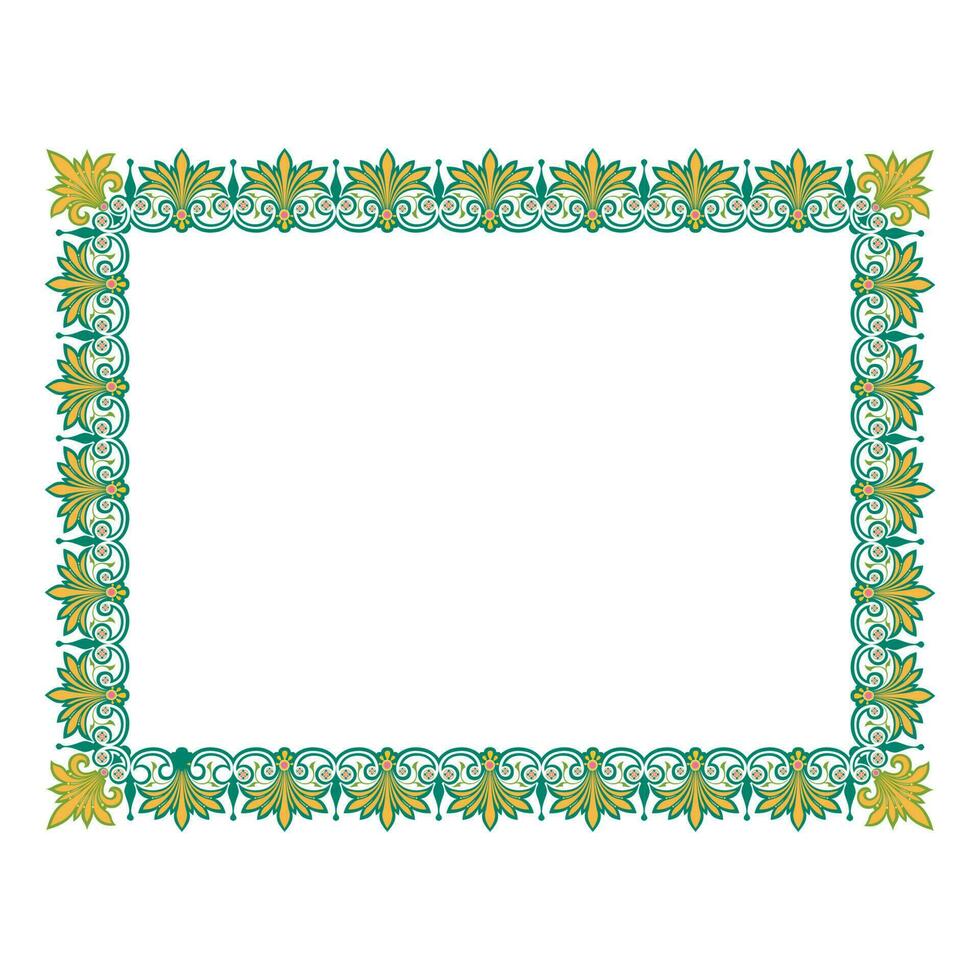 classic ornate frame for invitations, banners, and flyers vector
