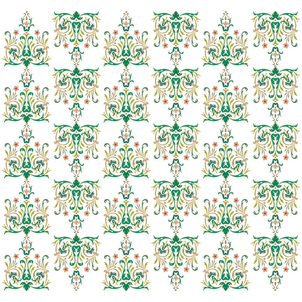 colorful background with classic ornamental pattern vector