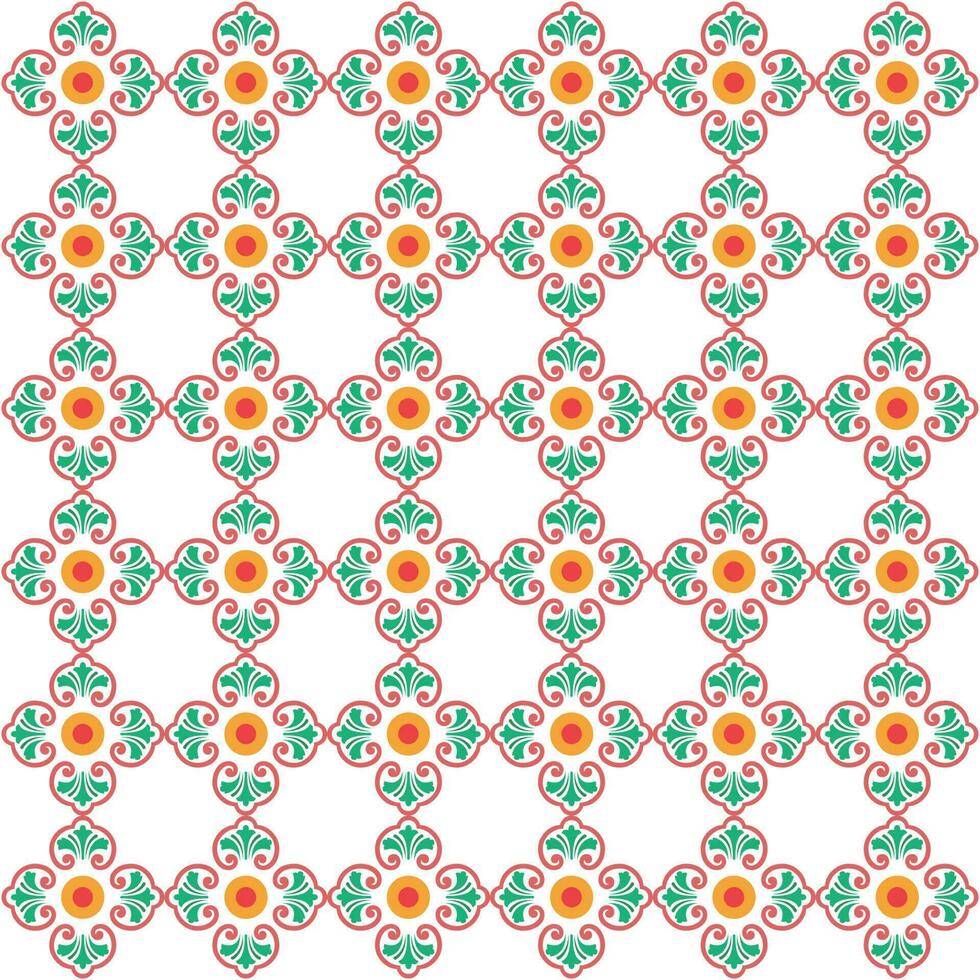 abstract background with classic floral ornament vector