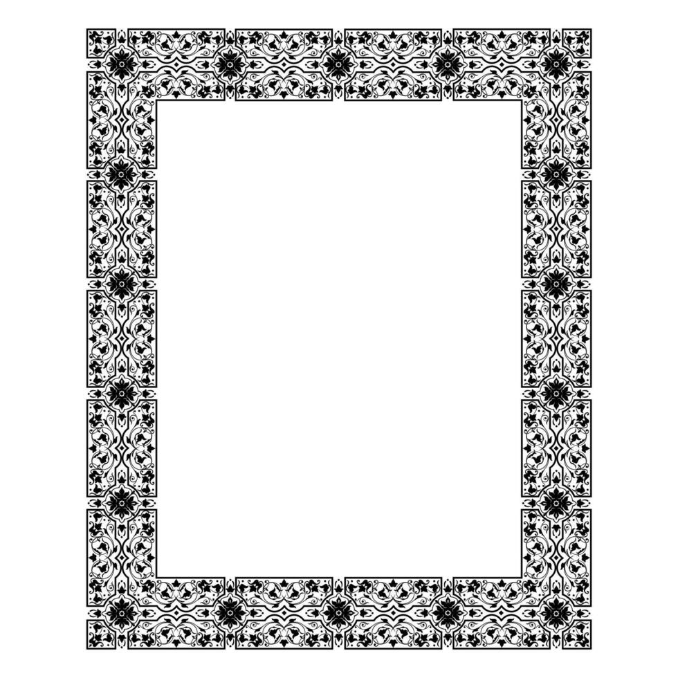 classic ornate frame for invitations, banners, and flyers vector